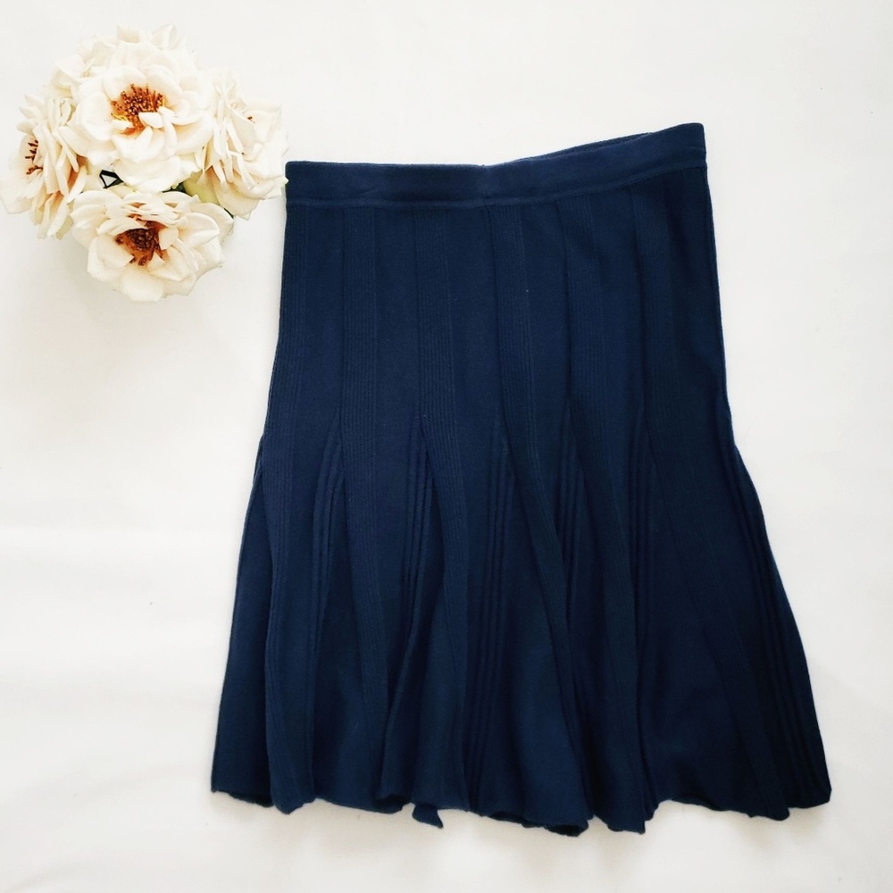 Anthropologie Lux Full Knit Skirt - Large